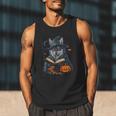 Halloween Girls Boys Cute Wolf Book Pumpkin Kids Halloween Men Tank Top Halloween Girls Boys Cute Wolf Book Pumpkin Kids Halloween Men Tank Top
