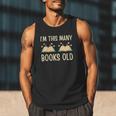 I'm This Many Books Old Read Book 2nd Birthday 2 Years Old Men Tank Top