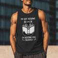 I’m Not Reading I’m Judging You Silently Fun Cat Book Lover Men Tank Top