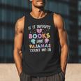 If It Involves Book And Pajamas Count Me In Bookworm Reading Men Tank Top If It Involves Book And Pajamas Count Me In Bookworm Reading Men Tank Top