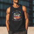 It's a Good Day To Read a Book Floral Stack Tee Men Tank Top