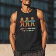 Just Booked For The Holidays Gingerbread Men Tank Top Just Booked For The Holidays Gingerbread Men Tank Top