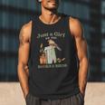 Just a Girl Who Loves Books And Birds Book Reading Bird Love Men Tank Top