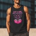 Just A Girl Who Loves Books Butterflies Reading Men Tank Top Just A Girl Who Loves Books Butterflies Reading Men Tank Top