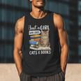 Just a Girl Who Loves Cats And Books Men Tank Top