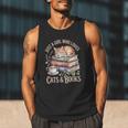 Just A Girl Who Loves Cats And Books Reading Librarian Men Tank Top Just A Girl Who Loves Cats And Books Reading Librarian Men Tank Top