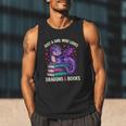Just a Girl Who Loves Dragons And Books Reading Men Tank Top Just a Girl Who Loves Dragons And Books Reading Men Tank Top