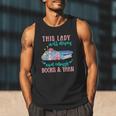 THIS LADY Will Never Own Enough BOOKS & YARN Men Tank Top