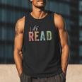Let's Read Book Nerd Reading Book Lover Librarian Teacher Men Tank Top Let's Read Book Nerd Reading Book Lover Librarian Teacher Men Tank Top