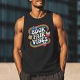 Library Book Fair Vibe Groovy Retro School Reading Nostalgic Men Tank Top Library Book Fair Vibe Groovy Retro School Reading Nostalgic Men Tank Top