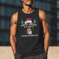 Most Likely To Read A Book On Christmas Love Reading Books Men Tank Top