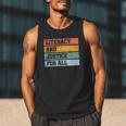 Literacy And Justice For All Stop Book Banning Banned Books Men Tank Top Literacy And Justice For All Stop Book Banning Banned Books Men Tank Top