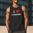 I Love Literature Heart Books Writing Reading Read Write Men Tank Top I Love Literature Heart Books Writing Reading Read Write Men Tank Top