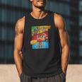 Lucha Libre Comic Book Mexican Wrestling Cartoon Wrestler Men Tank Top