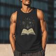 Mystic Astral Lunar Celestial Witch Spell Book Men Tank Top