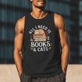 All I Need Is Books And Cats Reading Men Tank Top All I Need Is Books And Cats Reading Men Tank Top