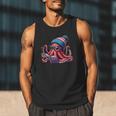 Octopus Reading Book Kraken Book Lover Men Tank Top