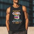 Once Upon A Time There Was A Girl Who Loves Books And Cats Men Tank Top