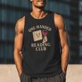 One-Handed Reading Club Smutty Book Lover Men Tank Top
