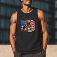 Patriotic German Shepherd Dog Books Baseball American Flag Men Tank Top Patriotic German Shepherd Dog Books Baseball American Flag Men Tank Top