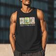 Preppy 100 Days Of School Goose Coffee Books Teacher Life Men Tank Top