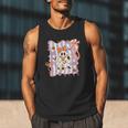 Preppy Coquette Bow Ghost Reading Books Halloween Book Men Tank Top Preppy Coquette Bow Ghost Reading Books Halloween Book Men Tank Top