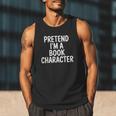 Pretend I'm A Book Character Costumes For Kids Halloween Men Tank Top