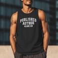 Proud Published Author 2025 Mom Dad Vintage Poet Book Writer Men Tank Top