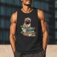 Pug Dog Reading Book Coffee Read Books Be Kind Stay Weird Men Tank Top Pug Dog Reading Book Coffee Read Books Be Kind Stay Weird Men Tank Top