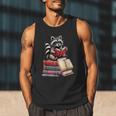 Raccoon Reading Books Matching Bookworm Readers Librarian Men Tank Top Raccoon Reading Books Matching Bookworm Readers Librarian Men Tank Top