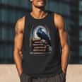 Raven On A Stack Of Books Wisdom Of Odin Men Tank Top Raven On A Stack Of Books Wisdom Of Odin Men Tank Top