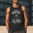 Read Banned Books PET DOGS FIGHT EVIL Read Books Reader Men Tank Top