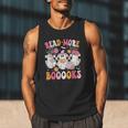 Read More Books Ghosts Reading Book Teacher Halloween Men Tank Top