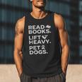 Read Books Lift Heavy Pet Dogs Men Tank Top