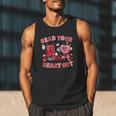 Read Your Heart Out Valentine Teacher Book Lover Men Tank Top