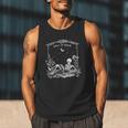 Read In Peace Skeleton Reading Book Halloween Bookish Men Tank Top