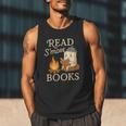 Read S'More Books Campfire Reading Book Lovers Camper Men Tank Top