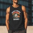 Read S'More Books Cute Campfire Reading Book Lovers Men Tank Top