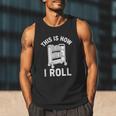 Reader Librarian Library This Is How I Roll Book Cart Meme Men Tank Top