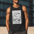 The Reader Tarot Card Bookworm Books Lover Dragon Librarians Men Tank Top