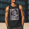 The Reader Tarot Card Women Book Lover Librarian Read Men Tank Top