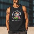 Reading Book Lovers Glasses Cartoon Worm Books Cute Bookworm Men Tank Top