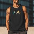 Reading Cat Heartbeat Book & Cat Lover Men Tank Top