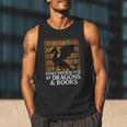 Reading Dragon Easily Distracted By Dragons And Books Men Tank Top