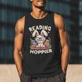 Reading Makes You Hoppier Bunny Book Fans Toddler Kid Men Tank Top Reading Makes You Hoppier Bunny Book Fans Toddler Kid Men Tank Top