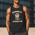 Reading Is Otterly Fun Otter Bookworm Book Lover Librarian Men Tank Top Reading Is Otterly Fun Otter Bookworm Book Lover Librarian Men Tank Top