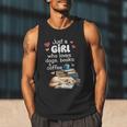 Retro Just A Girl Who Love Dogs Books And Coffee Bookworm Men Tank Top