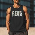 Retro Read Floral Reading Bookworm Librarian Book Lover Men Tank Top Retro Read Floral Reading Bookworm Librarian Book Lover Men Tank Top