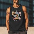 Return Your Books School Librarian Men Tank Top
