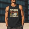 School Librarians Are Essential Library Book Lover Librarian Men Tank Top